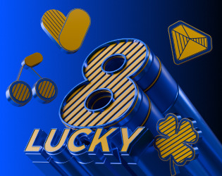 Promotion Lucky8 montrant des bonus et des tours gratuits